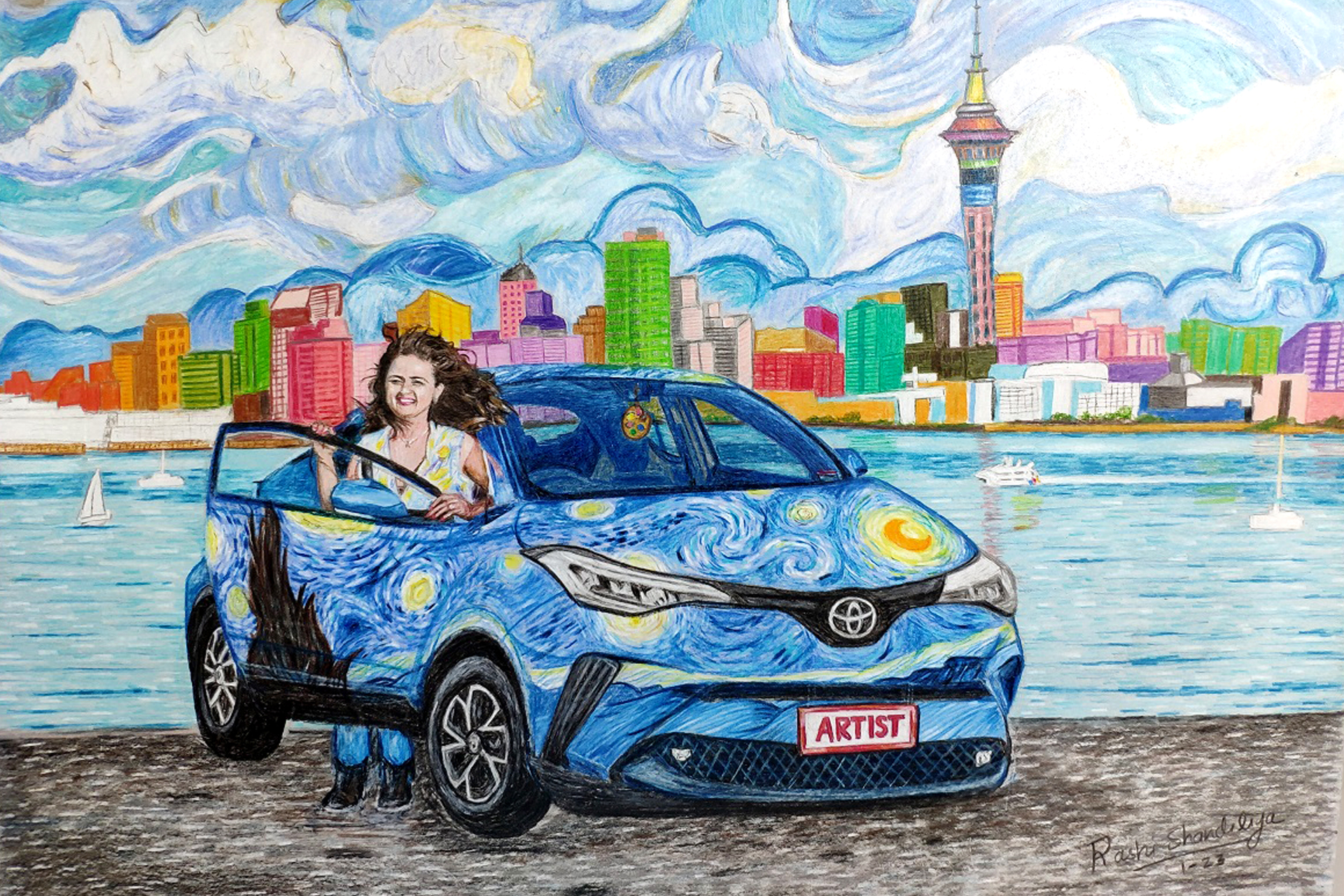 Artist in City